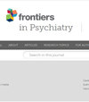 Frontiers in Psychiatry雜志封面